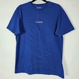 Tenore Highest Of The Ordinary 100% Cotton Mens Medium Short Sleeve Blue T Shirt